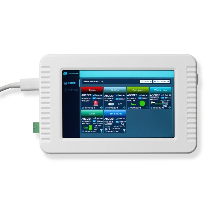 DRAGINO · Sensor · LoRa · HMI Touchscreen · LTS5-EU868