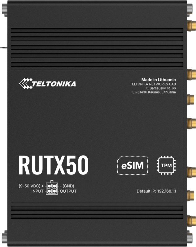 Teltonika · Router · RUTX50 · 5G Modem Router/WLAN · eSIM