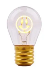 LED-Glühbirnen zum Aufladen