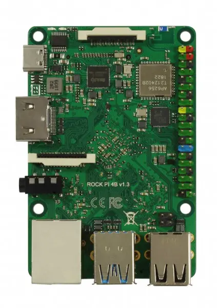 Rock Pi 4 Model A 2GB V1.4 (ohne WLAN/Bluetooth/PoE