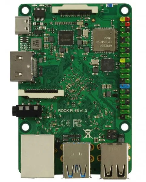 Rock Pi 4 Model A 4GB V1.4 (ohne WLAN/Bluetooth/PoE)