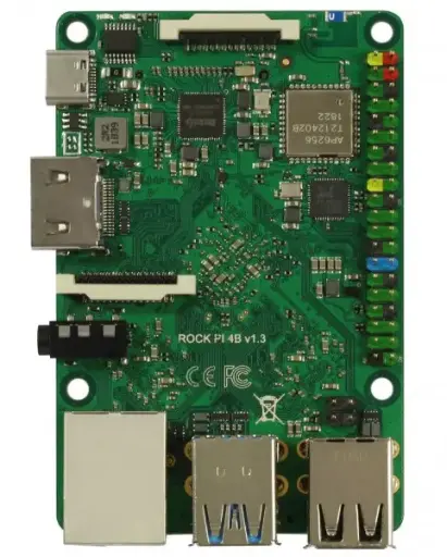 [177010] Rock Pi 4 Model A 4GB V1.4 (ohne WLAN/Bluetooth/PoE)