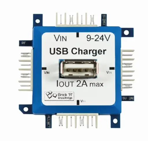 [123011] ALLNET Brick'R'knowledge USB Ladebrick 5V 2A