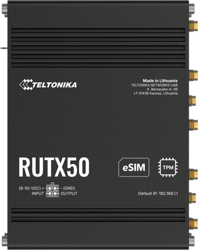 [212034] Teltonika · Router · RUTX50 · 5G Modem Router/WLAN