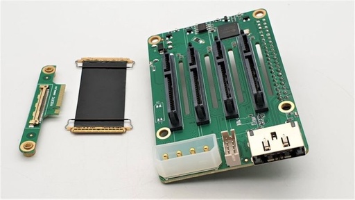 [187729] Rock Pi 4 SATA HAT Penta NAS Platine für Netzwerkspeicher
